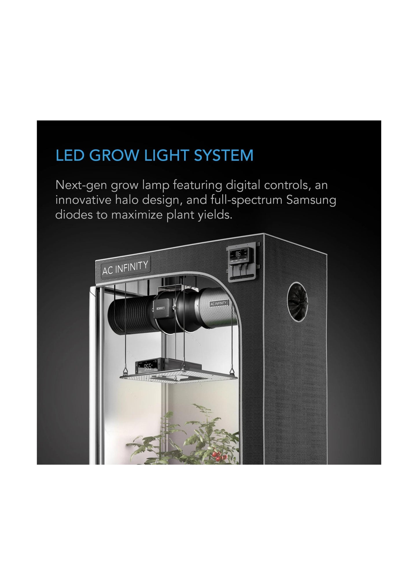 Iongrid T22 Full Spectrum LED Grow Light 130W