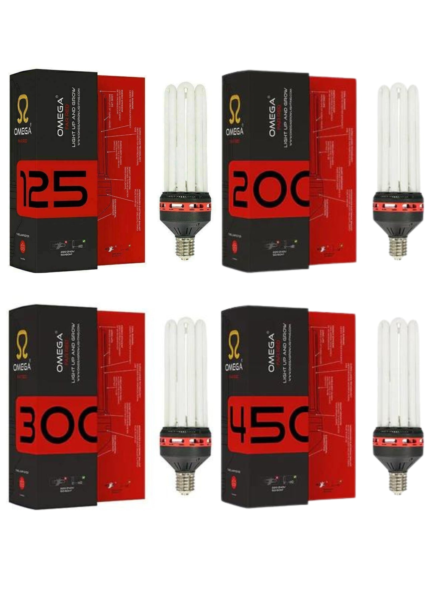 Omega Far Red CFL-Lampen 2700k