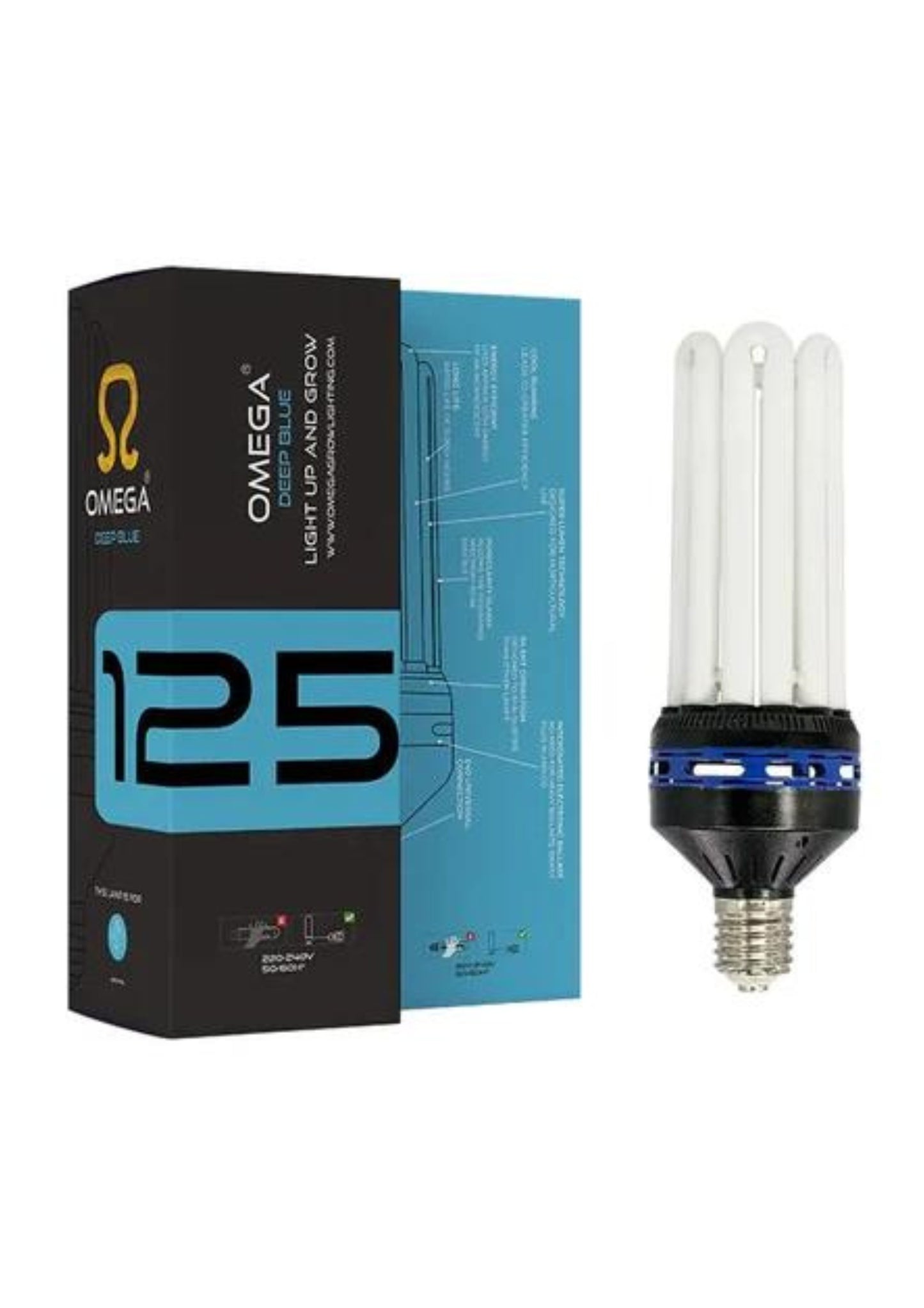 Omega Deep Blue CFL Lamps